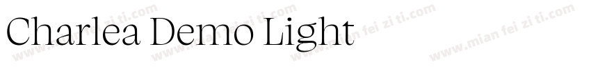 Charlea Demo Light字体转换